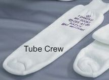 Crew Tube Silk Screened Socks (5-13)
