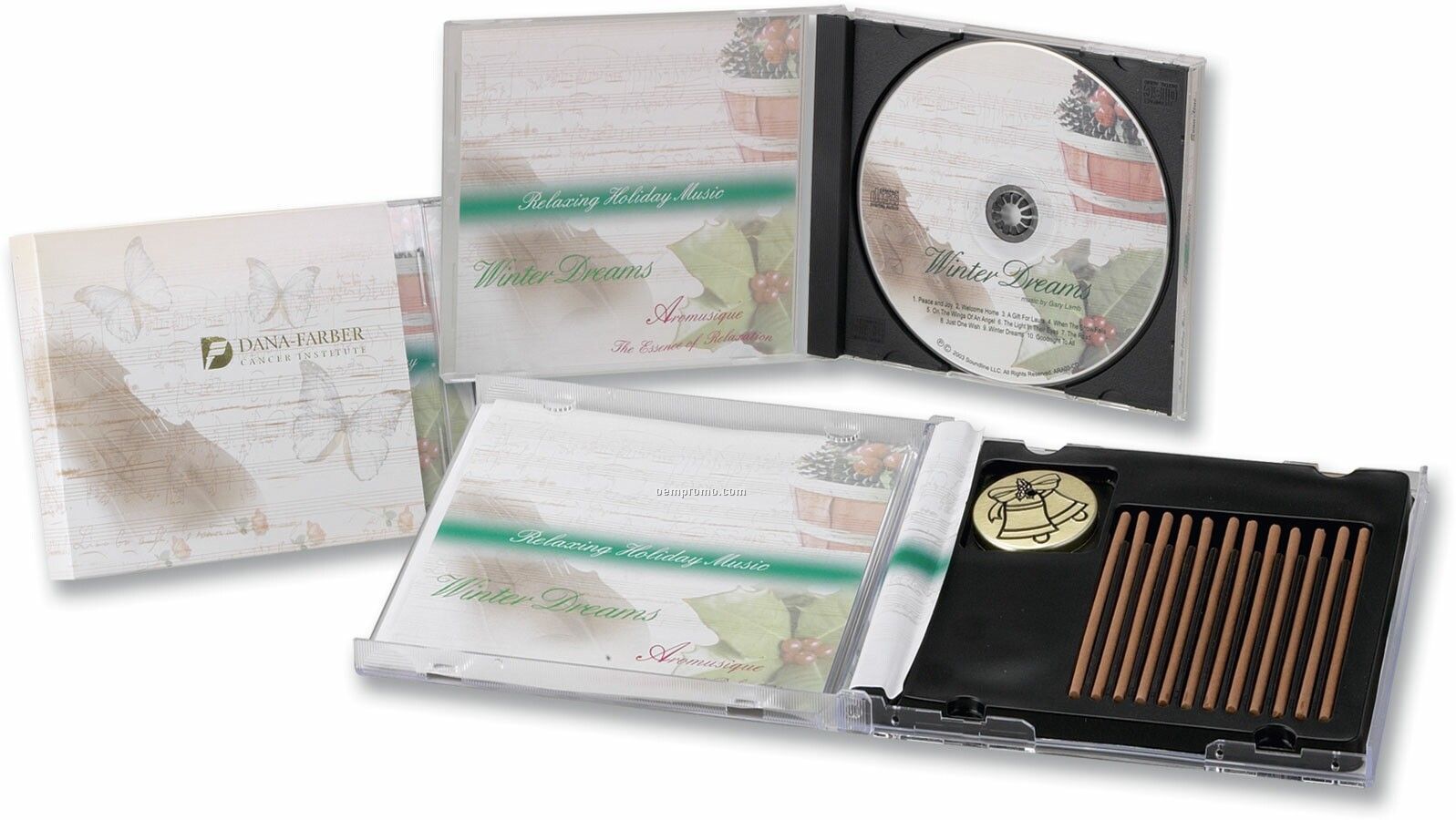 Holiday Spice & Holiday Music CD With Packaged Spice Scent Incense