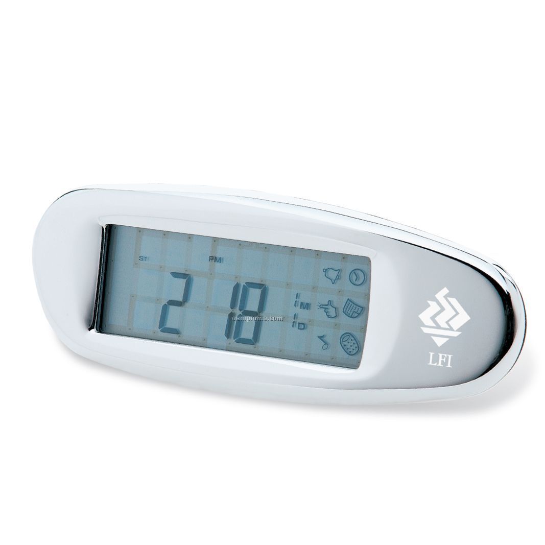 Multi Function Digital Desk Alarm Clock/ Calculator/ Calendar (6"X2")