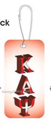 Kappa Alpha Psi Fraternity Letters Zipper Pull
