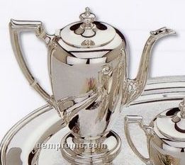 Sterling Silver Pointed Antique 48 Oz. Coffee Pot