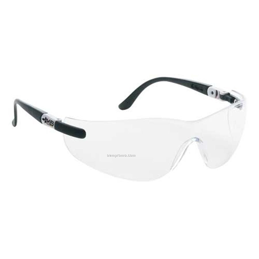 Wrap-around Safety Eyeglasses With Ratchet Temples (Anti Fog Lens)