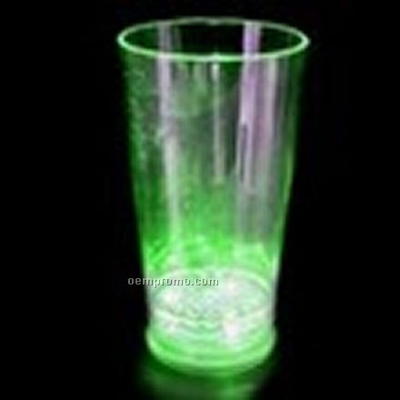 16 Oz. Jade Green LED Pint Light Up Glass