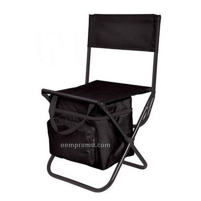 Folding Travel Chair W/ Cooler Bag