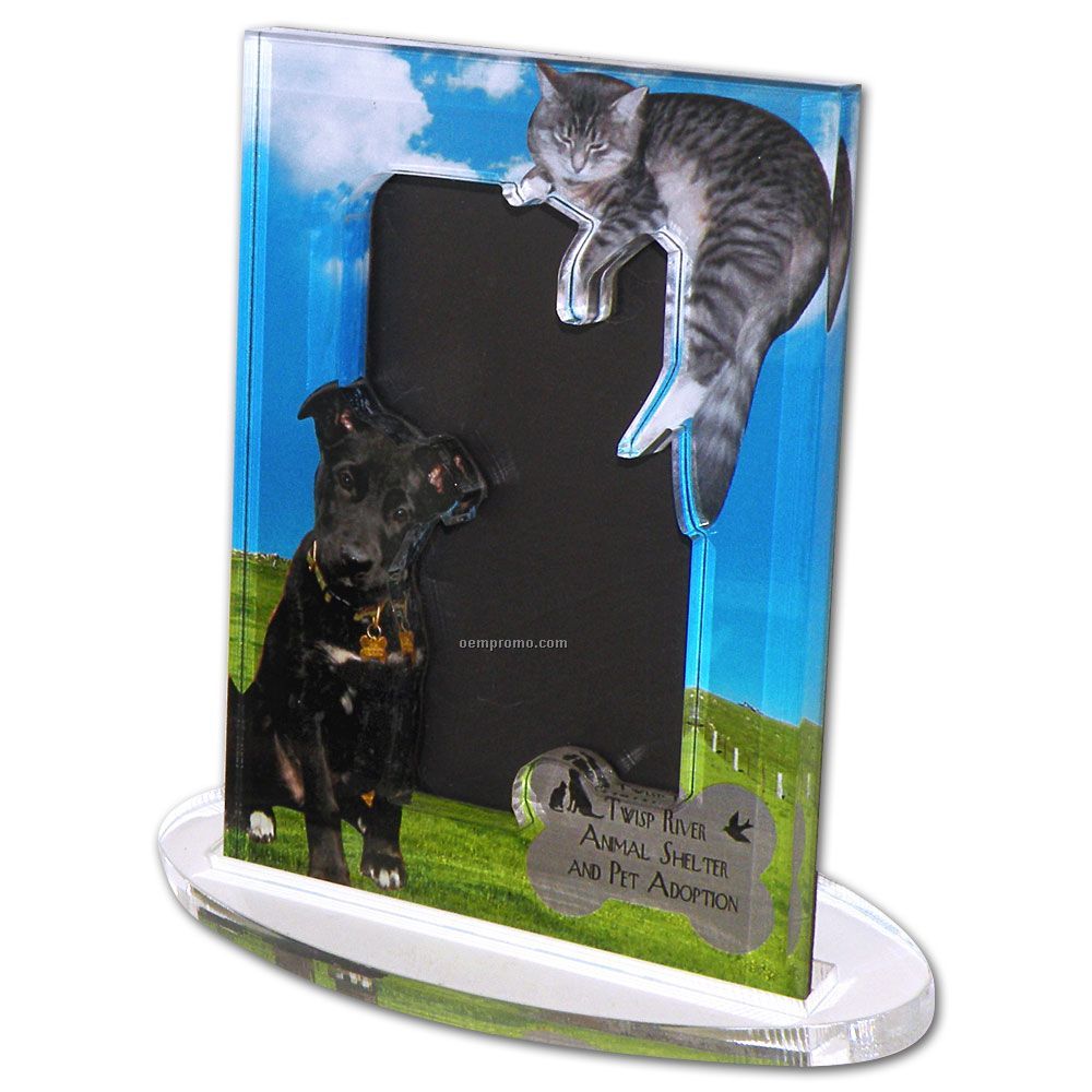 2"X3" Acrylic Desk Picture Frames W/Stand