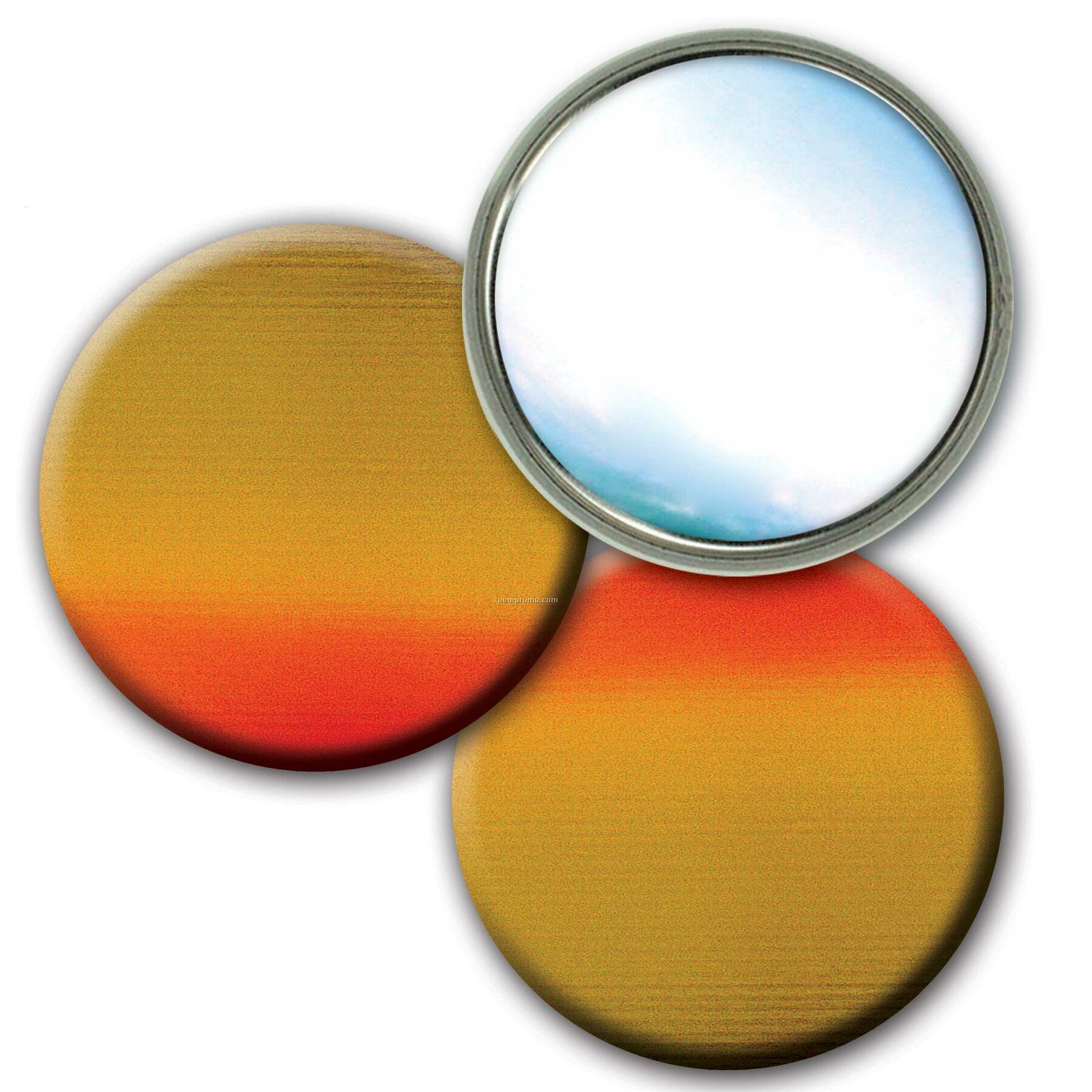 Compact Mirror Lenticular Color Changing Effect (Blank)