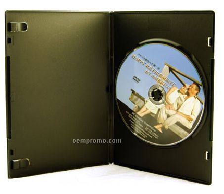DVD Replication Retail In Black Slim Amaray Case (DVD 5)