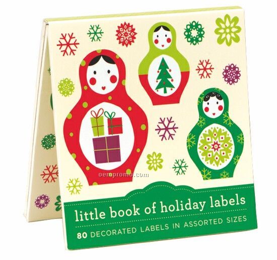 Holiday Dolls Little Book Of Labels