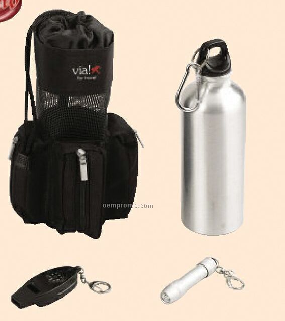 "All In One" Camping Flask Set