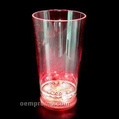 16 Oz. Red LED Pint Light Up Glass