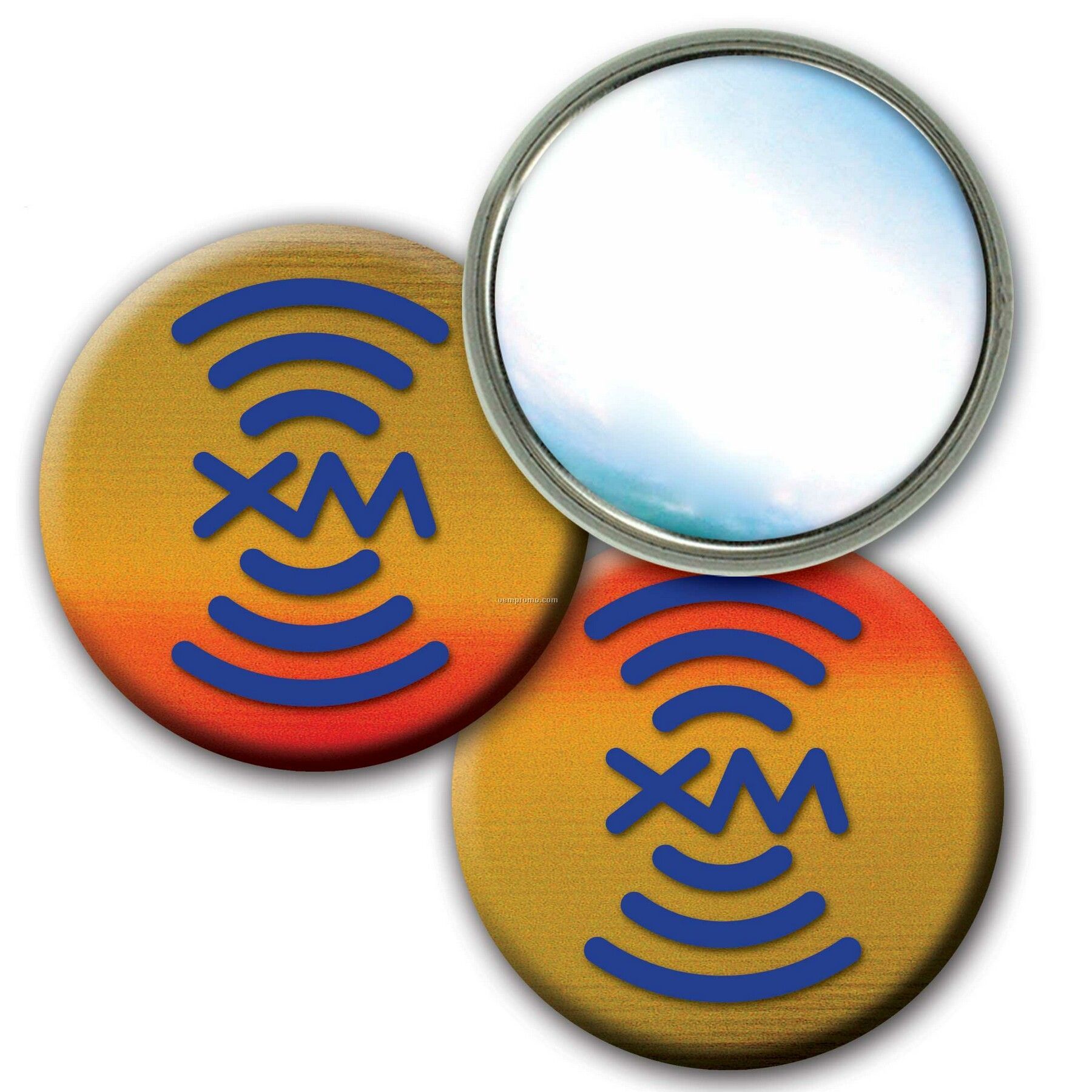 Compact Mirror Lenticular Color Changing Effect (Custom)
