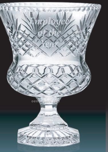 Heavy Lead Crystal Award Vases /6