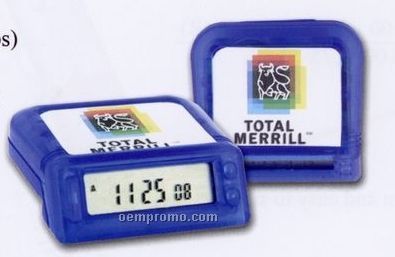 Pedometer With Full Color Imprint (2"X1 7/8"X3/4")