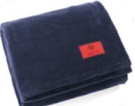 Navy Blue Velura Throw Blanket (50"X60")