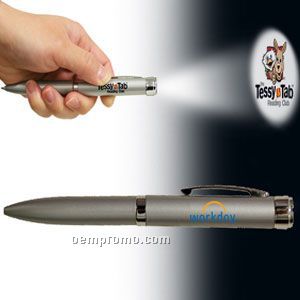 Pen With Projector - Silver