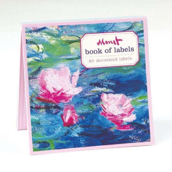 Monet Waterlilies Book Of Labels