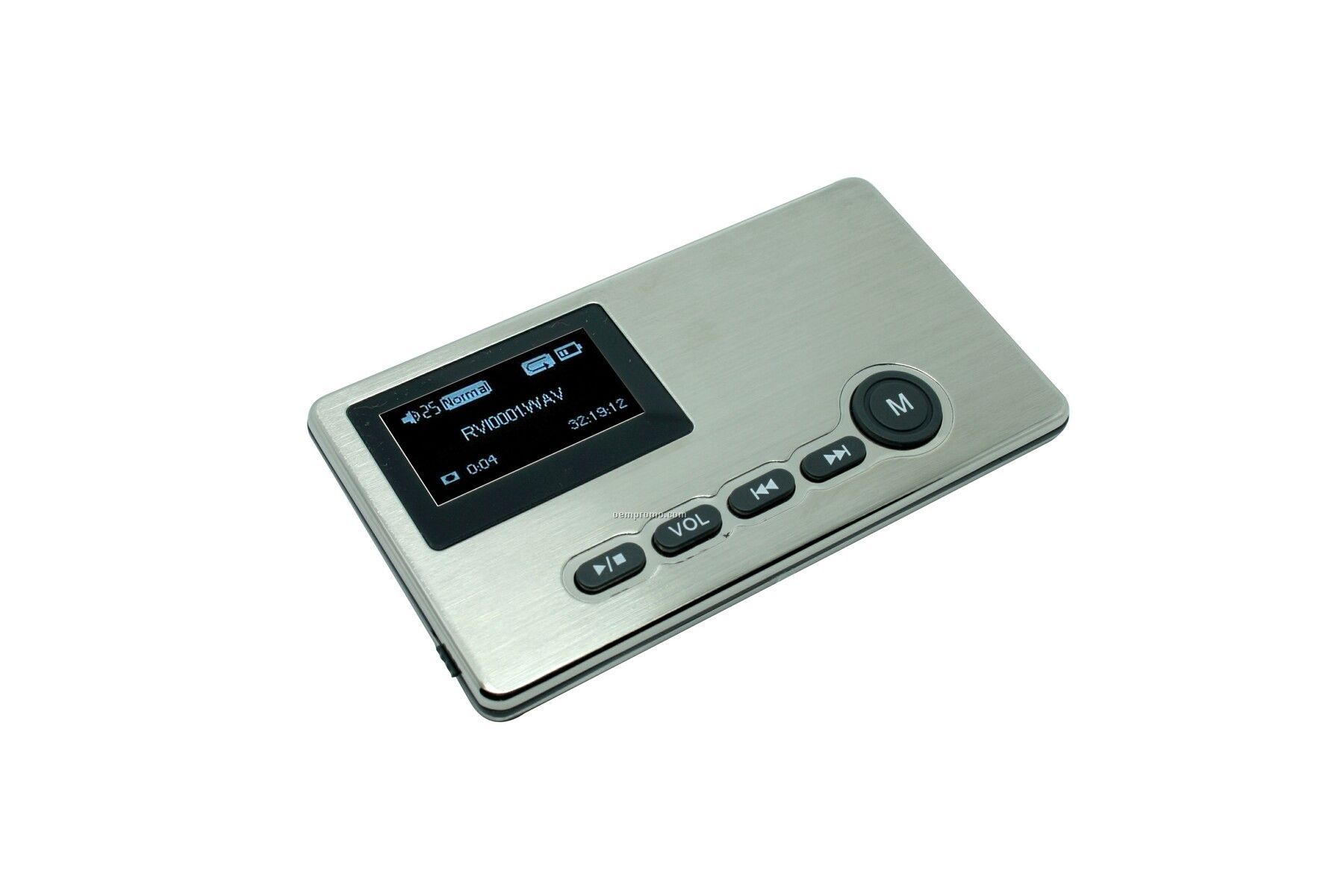 Silver Mp3 Player With Colored Trim (1 Gb)
