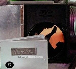 Aluminum DVD Case With Hinged Cover
