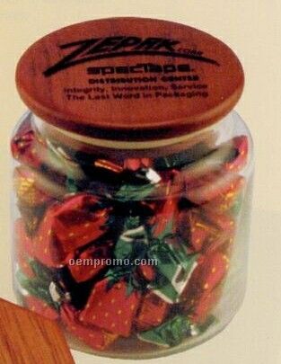 Candy Jar W/ Wooden Lid (16 Oz.)