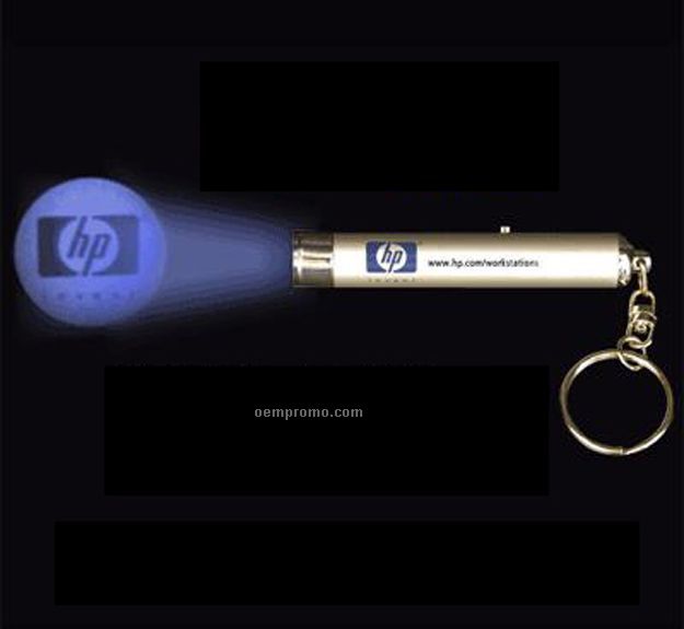 Light Up Keychain With Projector End
