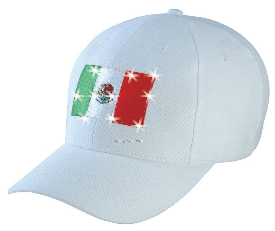 Mexico Flag Flashing Cap
