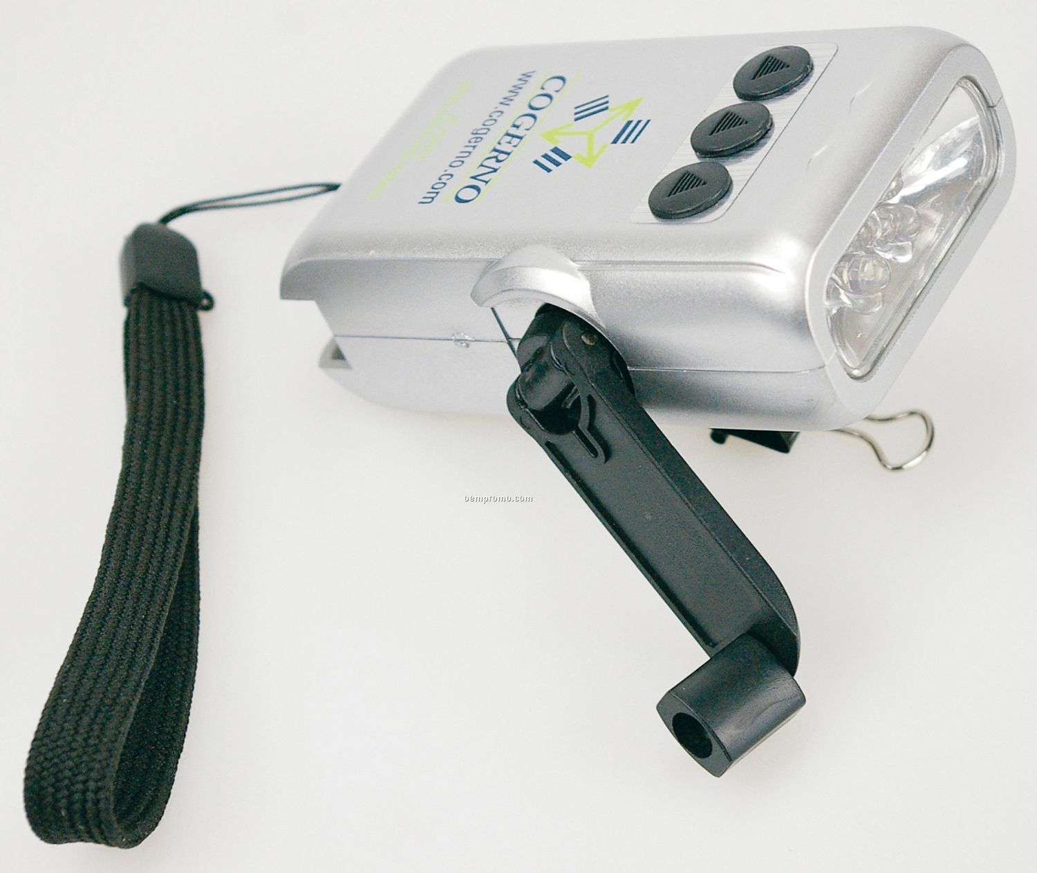 5 LED Crank Flashlight