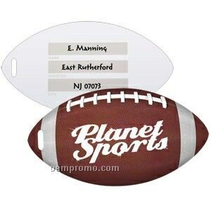 Recycled Football Luggage Tag (4-13/16