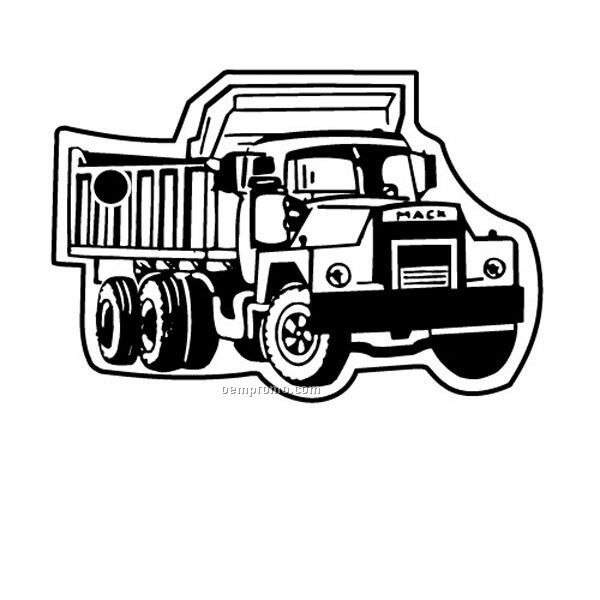 Stock Shape Collection Dump Truck 1 Key Tag