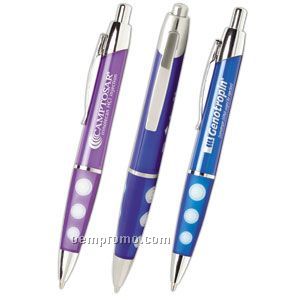 Translucent Swirl Plastic Pen (Overseas 8-10 Weeks)
