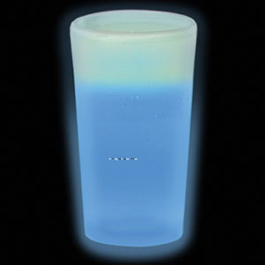 2 Oz. Blue Glow Shot Glass