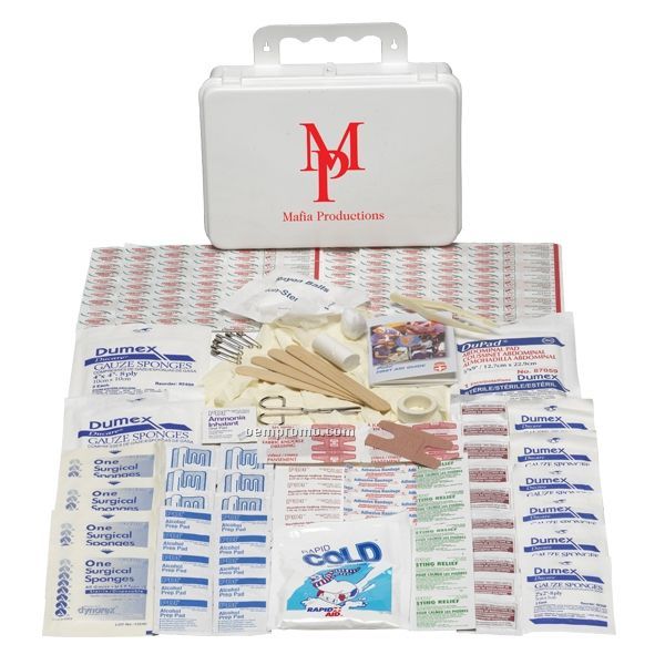 Home/ Office First Aid Kit W/ Plastic Case