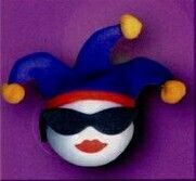 Cool Characters Deluxe Coolball Cool Jesterette Antenna Ball