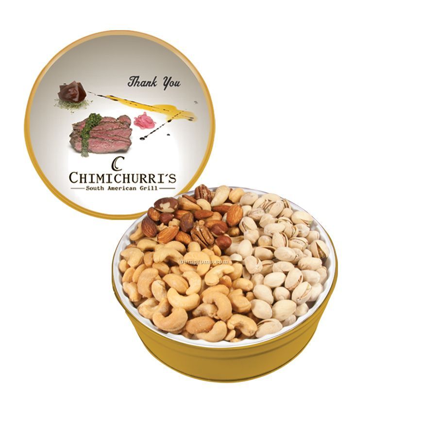 Gold The Grand Tin With Mixed Nuts, Pistachios And Cashews