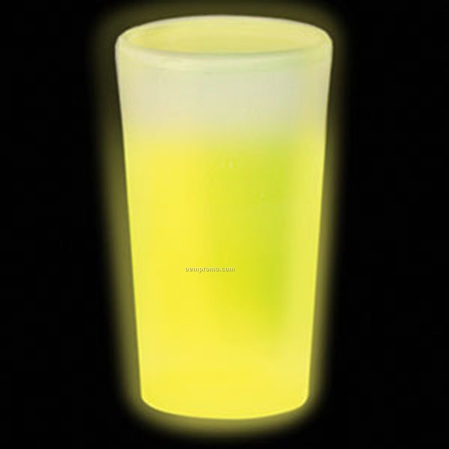 2 Oz. Yellow Glow Shot Glass