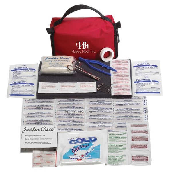 Comfort First Aid Kit W/ Zipper Closure Nylon Case