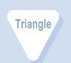 20 Mil Thick Triangle Jumbo Vinyl Magnet Memo Board (8