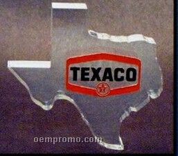 Acrylic Paperweight Up To 20 Square Inches / Texas