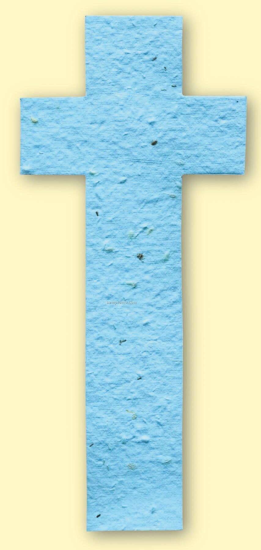 Cross Bookmark Embedded With Wildflower Seed