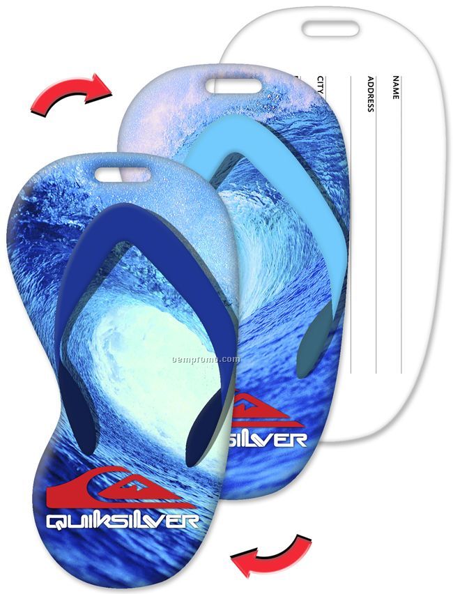 Luggage Tag, Custom Four Color Lenticular Design, Custom Images And Effects