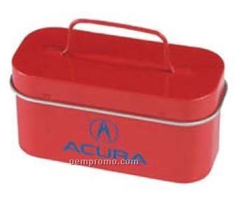 Tool Box Tin With Sugar Peppermint Candy