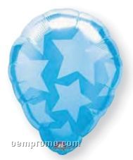18" Sapphire Blue Star Perfect Balloon