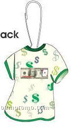 Las Vegas Blackjack $100 Bill T-shirt Zipper Pull