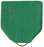 Pin Drape Ribbon, Green W/ Jump Ring