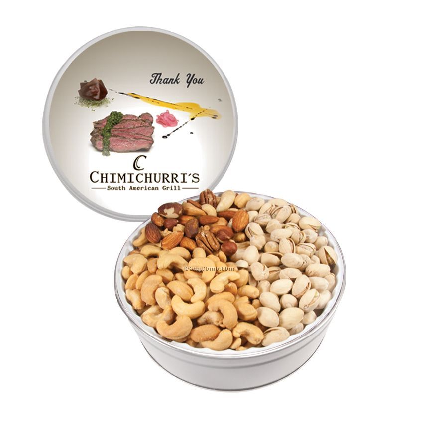 White The Grand Tin With Mixed Nuts, Pistachios And Cashews
