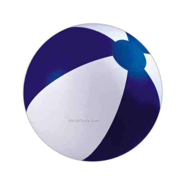 16" Inflatable Beach Ball - Blue & White