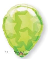 18" Lime Star Perfect Balloon