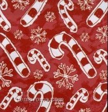 24"X100' Paper Or Foil Flakes & Candy Canes Gift Wrap W/ Cutter Box