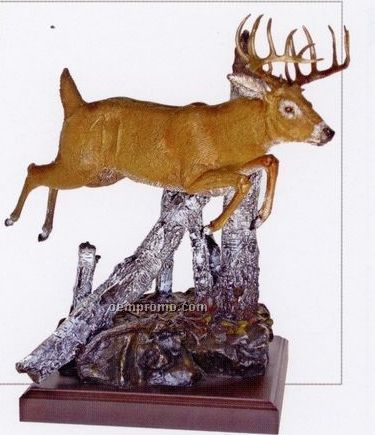 Legend Of Willow River Deer Sculpture
