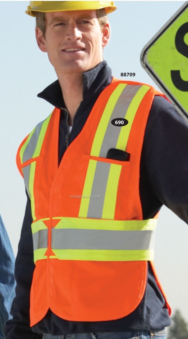 North End 5 Point Tear Away Safety Vest