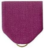 Pin Drape Ribbon, Purple W/ Jump Ring